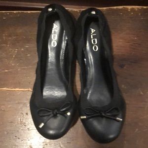 Black slip on shoes
